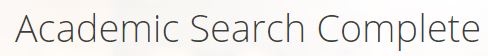 ASC(Academic Search Complete)